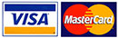 Visa, MasterCard, PayPal